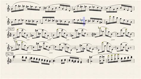 Paganini Caprice No 24 In A Minor Sheet Music Youtube