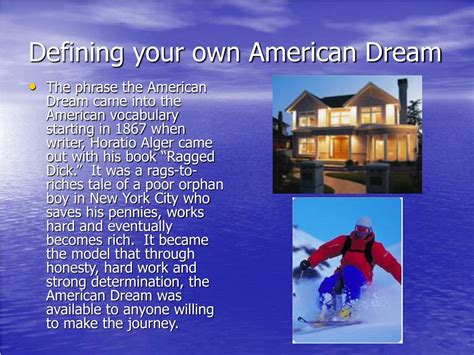 Ppt The American Dream Powerpoint Presentation Free Download Id