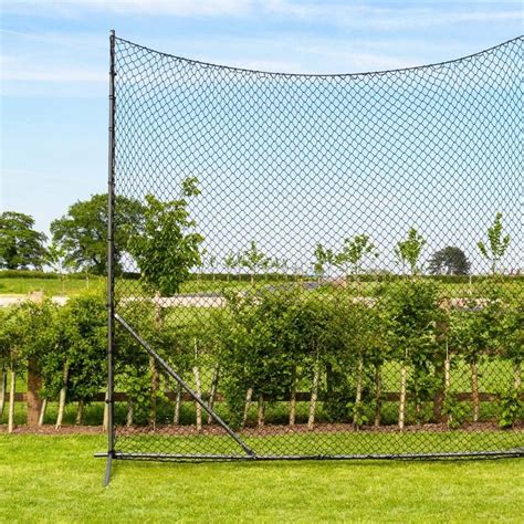 Freestanding Stop That Ball™ Ball Stop Net And Posts 10ft High