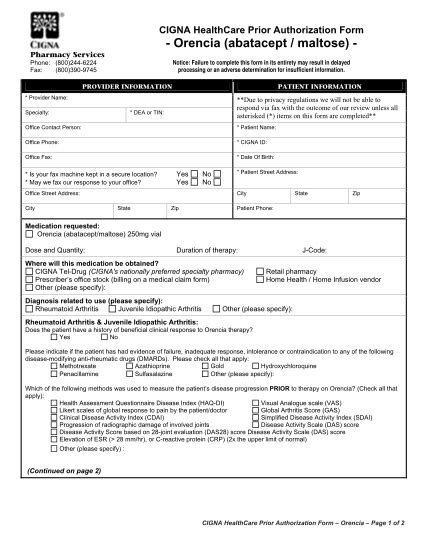 20 Cigna Authorization Forms Free To Edit Download And Print Cocodoc