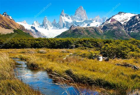 Beautiful Nature Landscape In Patagonia Argentina Stock Photo By