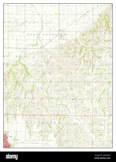 David City East Nebraska Map 1968 124000 United States Of America