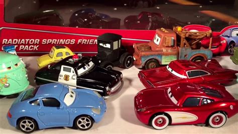 Review Disney Pixar Cars Radiator Springs Friends T Pack 155 Mattel Diecast Youtube