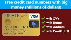 Valid credit card numbers with money on them 2021 according to the studies, a credit card (cc) is one of the biggest factors behind national debt. Pin by OLAA on HYMFR | Free visa card, Credit card info, Visa card numbers