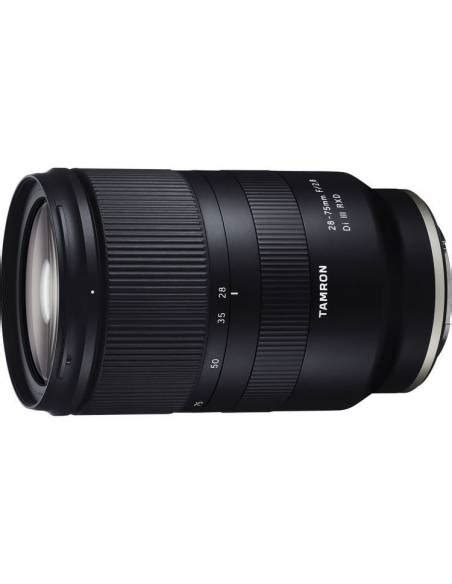 Setting a new trend for mirrorless. TAMRON 28-75mm F/2.8 Di III RXD para SONY E