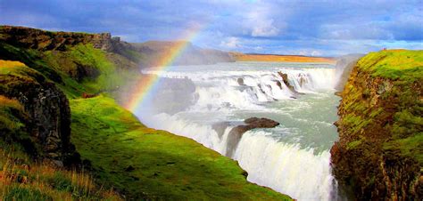 Gullfoss Waterfall In Iceland Hd Wallpapers