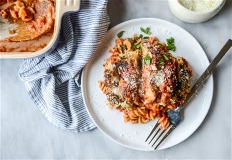 It comes from the amazing pioneer woman. Cheesy Chicken Parmesan Pasta Bake | The Pioneer Woman