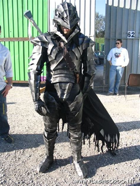Medieval Blackened Steel Full Suit Of Armor Berserk Cosplay Young Guts