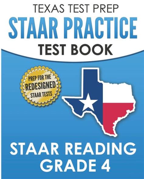 Texas Test Prep Staar Practice Test Book Staar Reading Grade 4