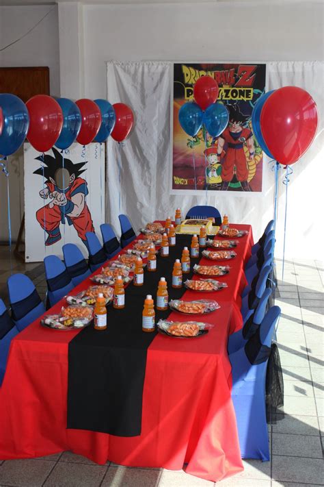Dragonball Z Party Goku Birthday Naruto Birthday Dragon Birthday 7th