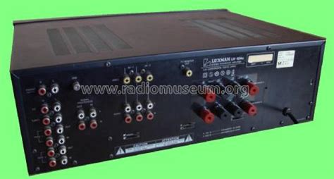 Stereo Integrated Amplifier LV U Ampl Mixer Luxman Lux Corp Radiomuseum Org