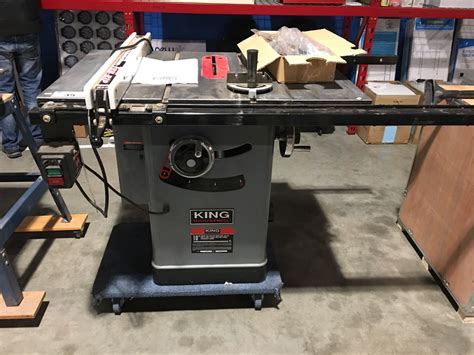King Industrial Kc 10jcs 10 Cabinet Table Saw Able Auctions