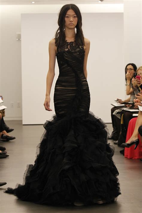 Black Wedding Dress By Vera Wang