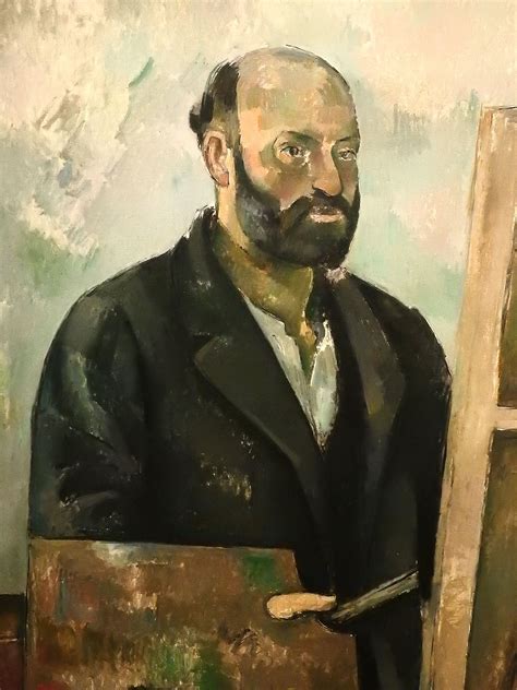 Cezanne 1886 87 Autoportrait à La Palette Zurich Detail 04 Tags Details Détail Détails