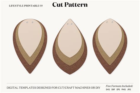 42 Free Cricut Earring Templates Download Free Svg Cut Files And