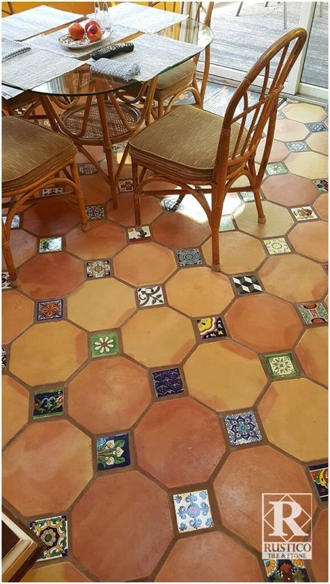 Handmade Mexican Tile Tile Patio Floor Patio Flooring Kitchen