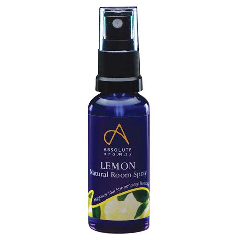 Lemon Natural Room Spray Lemon Essential Oil Absolute Aromas