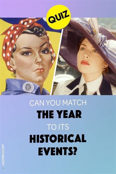 Quiz Can You Match The Year To Its Historical Events History Trivia