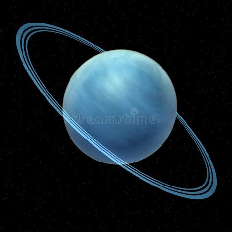 Uranus In Space Stock Illustration Illustration Of Blue 23824138