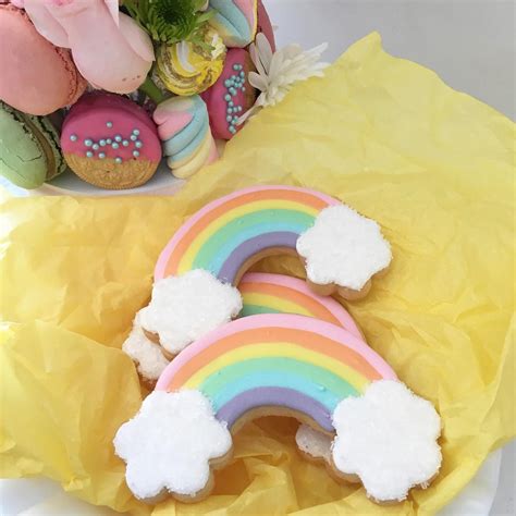 Rainbow Cookies Etsy Rainbow Themed Birthday Party Birthday Party