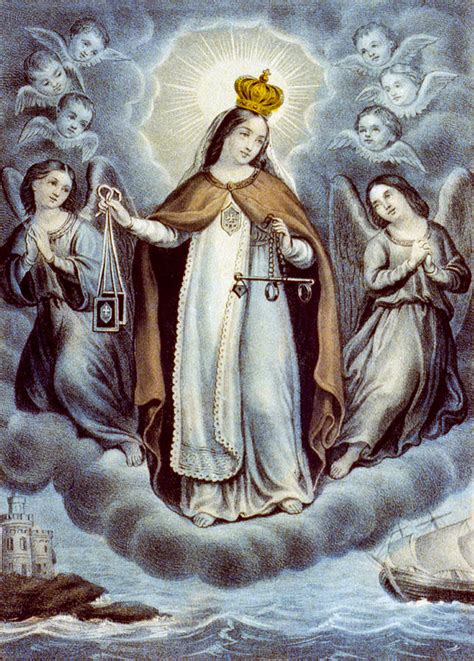 Our Lady Of Mercy Circa 1856 Painting By Aged Pixel