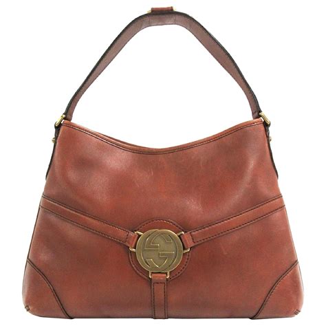 Gucci Brown Reins Leather Hobo Bag Pony Style Calfskin Ref596049