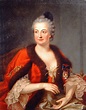 Bildnis Kurfürstin Elisabeth Augusta, Öl auf Leinwand, Heinrich Carl ...