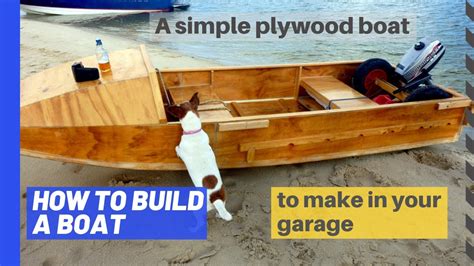 How To Build A Plywood Boat Part A Diy Project For The Garage