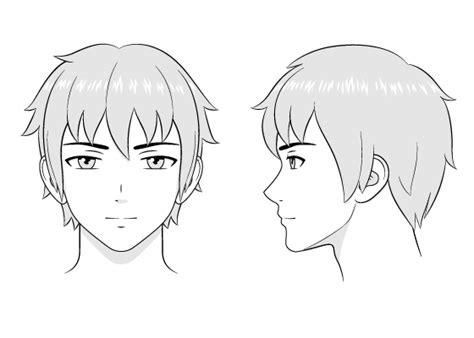 Begin by drawing two curved lines beneath the eyebrow. Anime Faces | Anime Outline