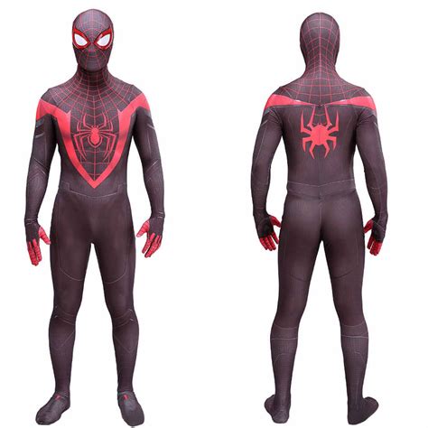 Clothing Shoes And Accessories Fashion Amazing Miles Morales Spider Man Costume Spiderman Zentai