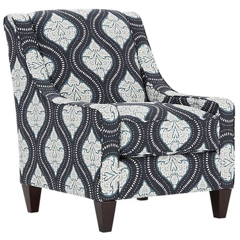Mckenna Blue Striped Accent Chair Best Office Chair