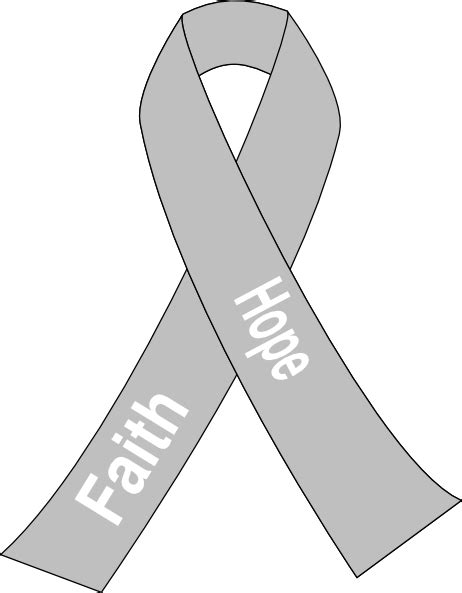 Lung cancer is the 2nd most common cancer in both men and women (not counting skin cancer). Lung Cancer Ribbon Clip Art at Clker.com - vector clip art ...