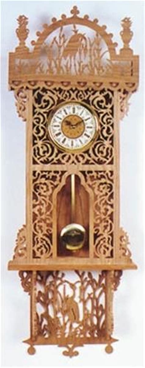 Brentwood Scroll Saw Wall Clock Plan Cherry Tree Toys
