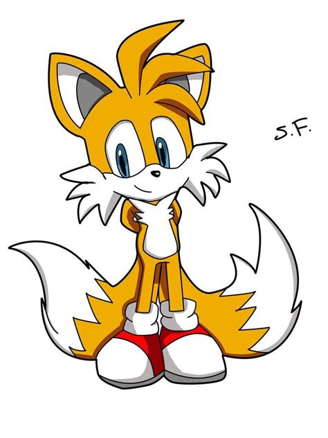 How To Draw Tails From Sonic The Hedgehog Peepsburghcom