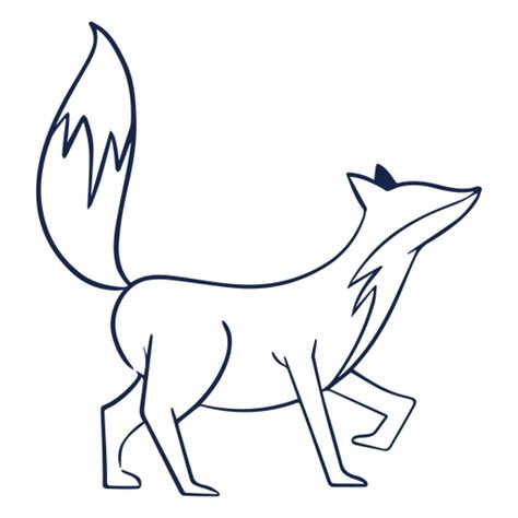 Colored Fox Side View Transparent Png And Svg Vector
