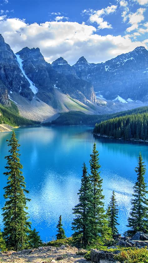 Wenkchemna Peaks Reflection On Moraine Lake Valley Of The Ten Peaks