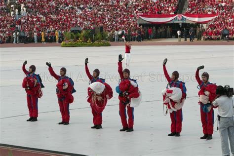 National Day Parade 2004 At National Stadium Members Of