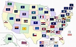 پرچم‌های ایالت‌های آمریکا - ویکی‌پدیا، دانشنامهٔ آزاد