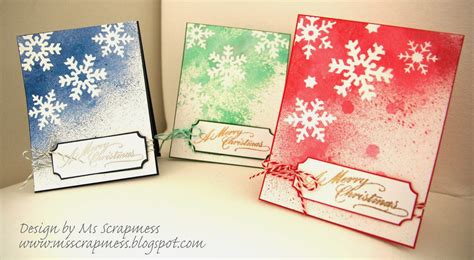 Journal Of A Scrapmess Super Easy Christmas Card
