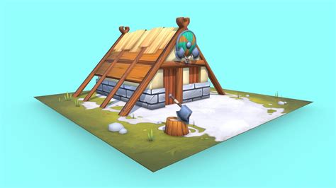 Viking House Download Free 3d Model By Marcrojas 8662145 Sketchfab