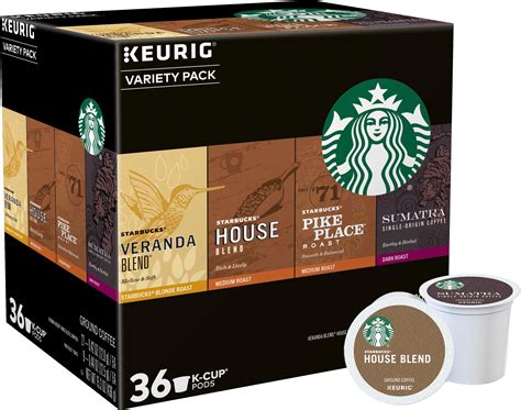 Best Buy Starbucks Variety K Cup Pods 36 Pack 5000196358