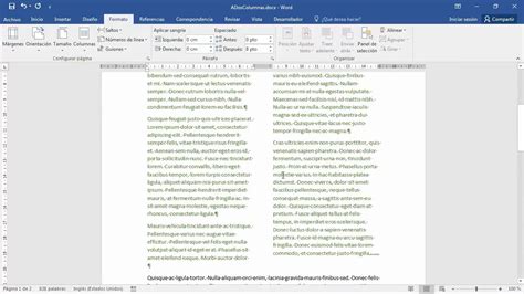 Word Texto A Dos Columnas Youtube