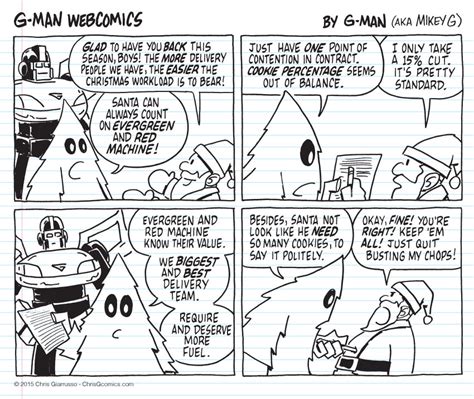 Chris Giarrusso G Man Webcomics 45 Santa Clause