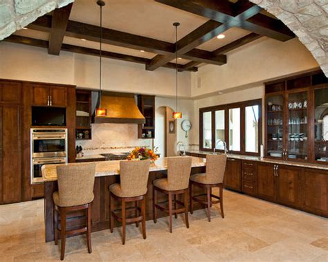 Kitchen ceiling lights are probably the best. High Ceiling Kitchen Home Design Ideas, Pictures, Remodel ...