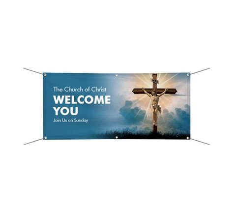Buy Durable And Long Lasting Church Banners Bannerbuzz Uk