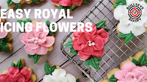 Royal Icing Flower Tutorial Youtube