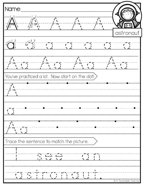 Handwriting Bundle A Teachable Teacher