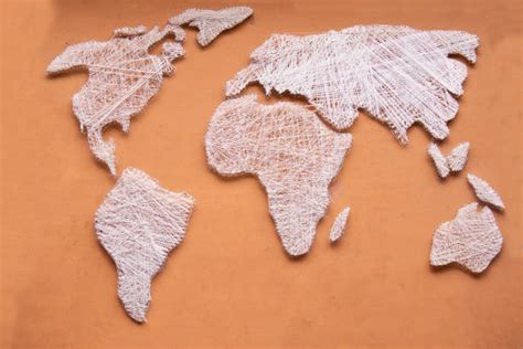 270 World Map Thread Stock Photos Pictures And Royalty Free Images Istock