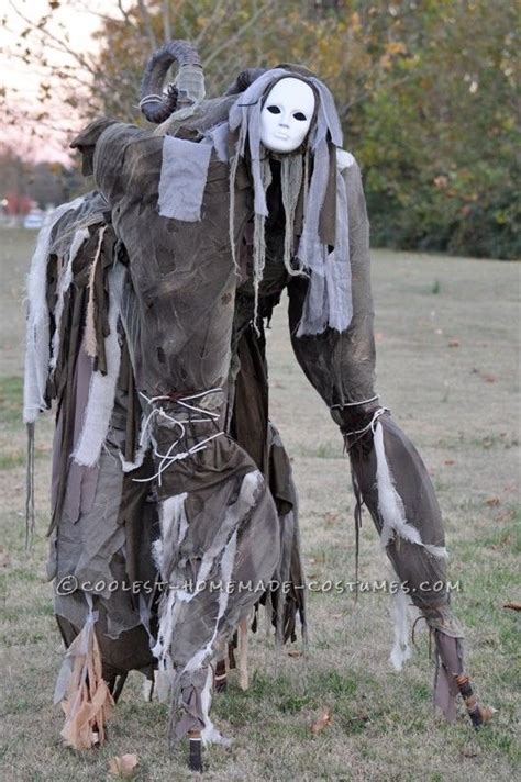 Terrifying Four Legged Stilt Spirit Costume Coolest Homemade Costumes