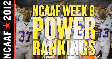 College Football Week 8 Power Rankings